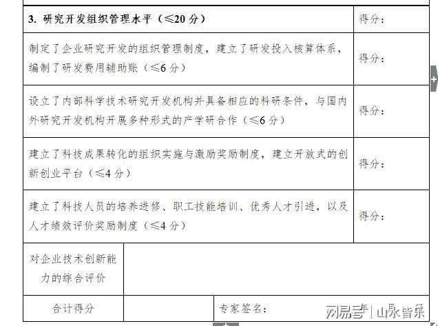 高新技术企业认定评分细则！您的企业多少分看完自己就能评分了(图3)